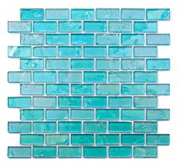 Aquamarine (V1) - 1 x 2 Tiles by Sq. Ft.